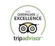 Trip Advisor the Certificate of excellence